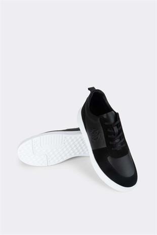 Erkek Sneaker Hakiki Deri Ayakkabı 082Y24E40704