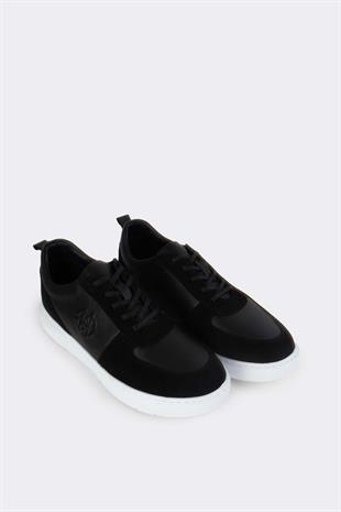 Erkek Sneaker Hakiki Deri Ayakkabı 082Y24E40704