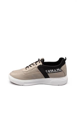 Erkek Sneaker Hakiki Deri Ayakkabı 082Y24E40752