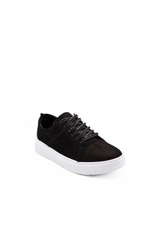 Erkek Sneaker Hakiki Deri Ayakkabı 082Y24E40748