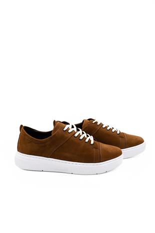 Erkek Sneaker Hakiki Deri Ayakkabı 082Y24E40748