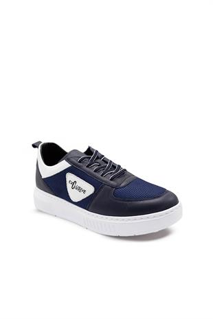 Erkek Sneaker Hakiki Deri Ayakkabı 082Y24E40743