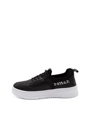 Erkek Sneaker Hakiki Deri Ayakkabı 082Y24E40733