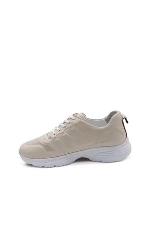 Erkek Sneaker Hakiki Deri Ayakkabı 082Y24E40744