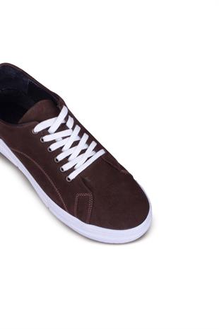 Erkek Sneaker Hakiki Deri Ayakkabı 082Y24E40716