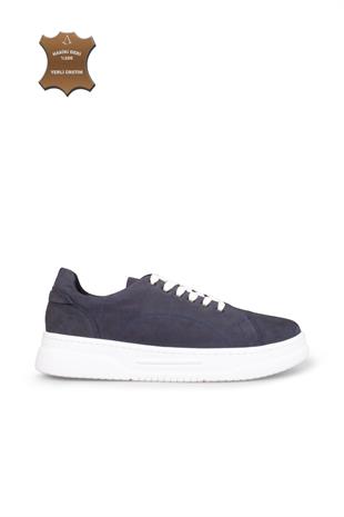 Erkek Sneaker Hakiki Deri Ayakkabı 082Y24E40716