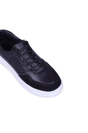 Erkek Sneaker Hakiki Deri Ayakkabı 082Y24E40729