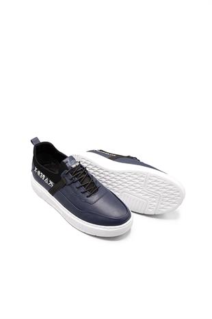 Erkek Sneaker Hakiki Deri Ayakkabı 082Y24E40749