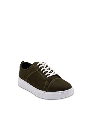 Erkek Sneaker Hakiki Deri Ayakkabı 082Y24E40748