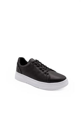 Erkek Sneaker Hakiki Deri Ayakkabı 082Y24E40716