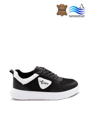 Erkek Sneaker Hakiki Deri Ayakkabı 082Y24E40743