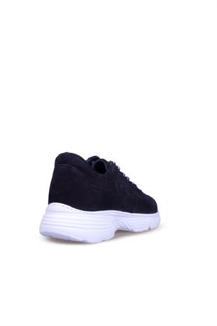 Erkek Sneaker Hakiki Deri Ayakkabı 082Y24E40737