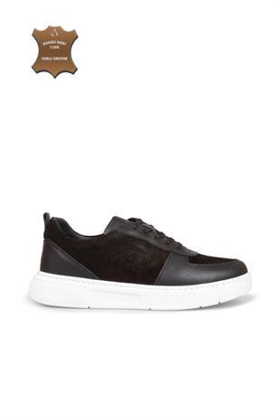 Erkek Sneaker Hakiki Deri Ayakkabı 082Y24E40726
