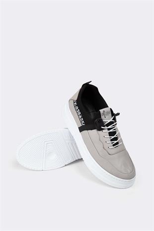 Erkek Sneaker Hakiki Deri Ayakkabı 082Y24E40733