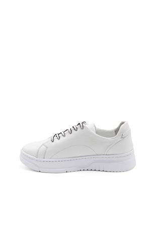 Erkek Sneaker Hakiki Deri Ayakkabı 082Y24E40716