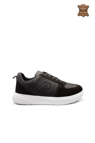 Erkek Sneaker Hakiki Deri Ayakkabı 082Y24E40726