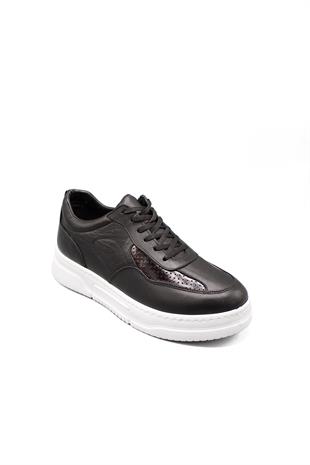 Erkek Sneaker Hakiki Deri Ayakkabı 082Y24E40730