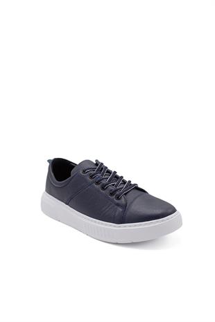 Erkek Sneaker Hakiki Deri Ayakkabı 082Y24E40748