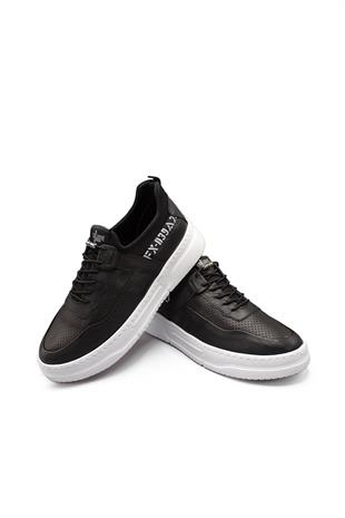 Erkek Sneaker Hakiki Deri Ayakkabı 082Y24E40754