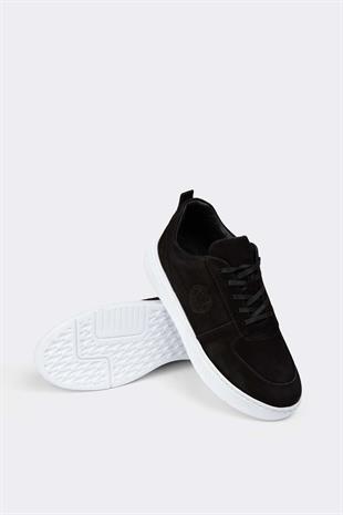 Erkek Sneaker Hakiki Deri Ayakkabı 082Y24E40704