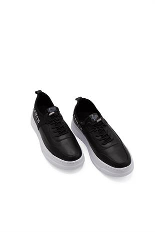 Erkek Sneaker Hakiki Deri Ayakkabı 082Y24E40733