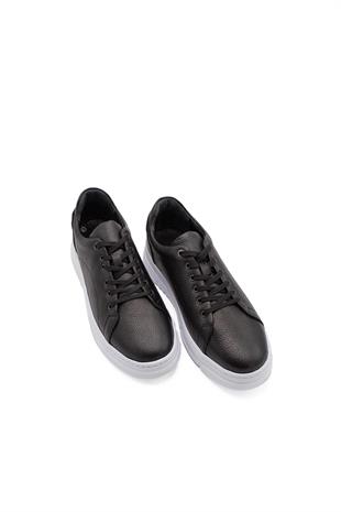 Erkek Sneaker Hakiki Deri Ayakkabı 082Y24E40716