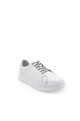 Erkek Sneaker Hakiki Deri Ayakkabı 082Y24E40716
