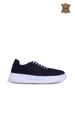 Erkek Sneaker Hakiki Deri Ayakkabı 082Y24E40716