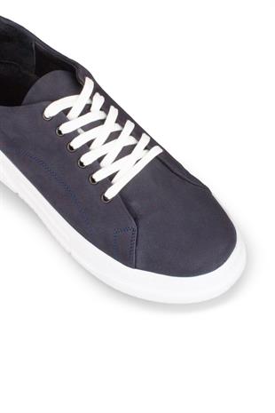 Erkek Sneaker Hakiki Deri Ayakkabı 082Y24E40716