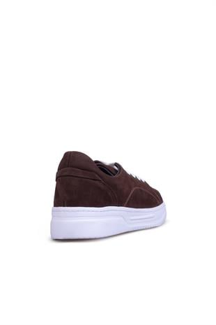 Erkek Sneaker Hakiki Deri Ayakkabı 082Y24E40716