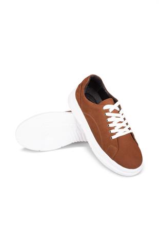 Erkek Sneaker Hakiki Deri Ayakkabı 082Y24E40716