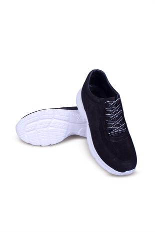 Erkek Sneaker Hakiki Deri Ayakkabı 082Y24E40737