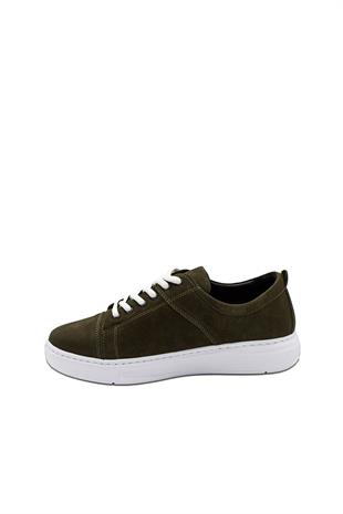 Erkek Sneaker Hakiki Deri Ayakkabı 082Y24E40748
