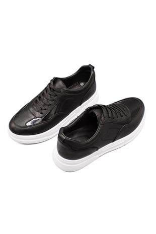Erkek Sneaker Hakiki Deri Ayakkabı 082Y24E40725