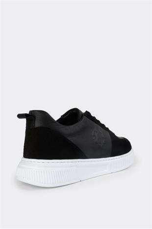 Erkek Sneaker Hakiki Deri Ayakkabı 082Y24E40704
