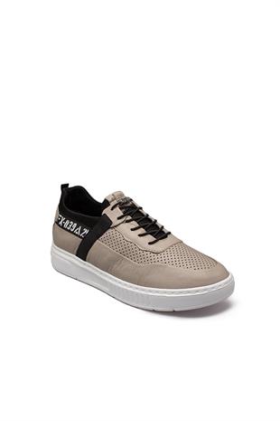 Erkek Sneaker Hakiki Deri Ayakkabı 082Y24E40752
