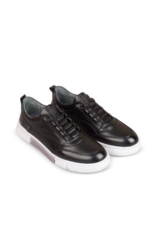 Erkek Sneaker Hakiki Deri Ayakkabı 123Y25E5100