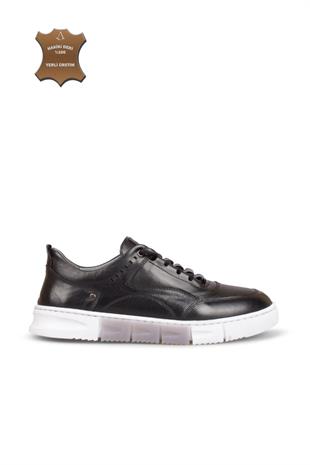 Erkek Sneaker Hakiki Deri Ayakkabı 123Y25E5100