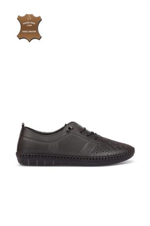 Kadın Bağcıklı  Günlük Hakiki Deri Ayakkabı 125Y25K13603