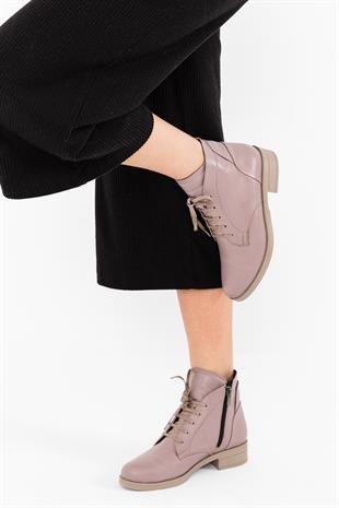 Kadın Bot Hakiki Deri Ayakkabı 082K23K11200