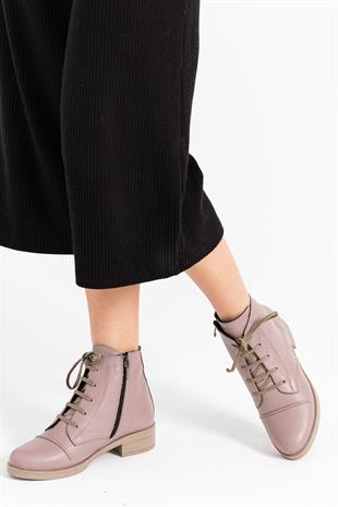 Kadın Bot Hakiki Deri Ayakkabı 082K23K11201