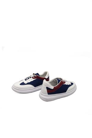 Kadın Deri Ve Tekstil Sneaker Ayakkabı 082Y24K11604