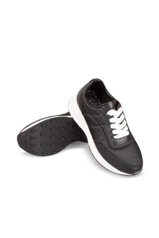 Kadın Deri Ve Tekstil Sneaker Ayakkabı 122Y25K13501