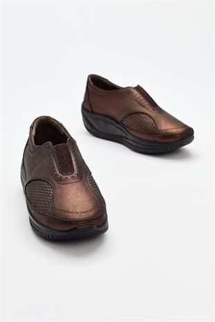 Kadın Günlük Hakiki Deri Rahat Ayakkabı 001Y20K1018