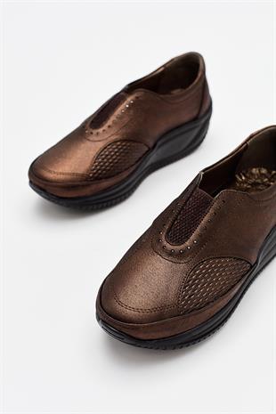 Kadın Günlük Hakiki Deri Rahat Ayakkabı 001Y20K1018