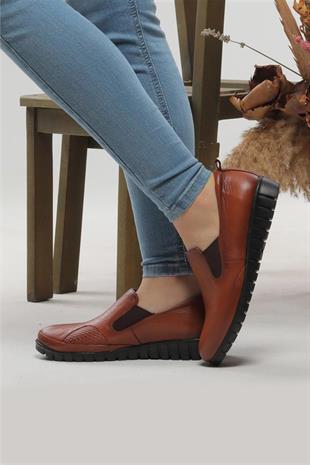 Kadın Günlük Hakiki Deri Rahat Ayakkabı 001Y20K1028