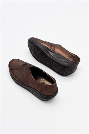 Kadın Günlük Hakiki Deri Rahat Ayakkabı 001Y20K1018