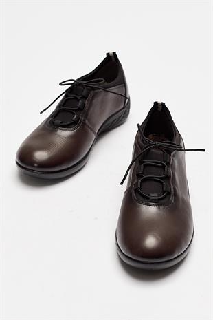 Kadın Günlük Hakiki Deri Rahat Ayakkabı 001Y20K1013