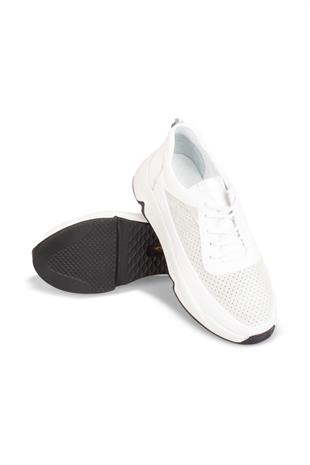 Kadın Sneaker Hakiki Deri Ayakkabı 002Y25K1560