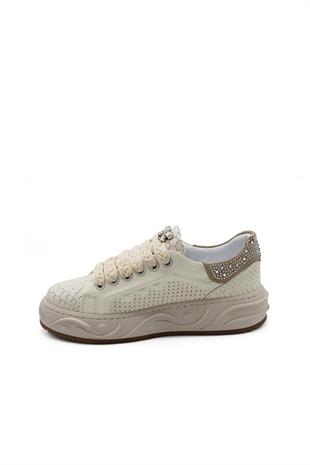 Kadın Sneaker Hakiki Deri Ayakkabı 107Y24K12302